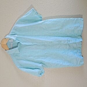 Cubavera Casual Short Sleeve Casual Bottom Down Hawaiian Shirt.